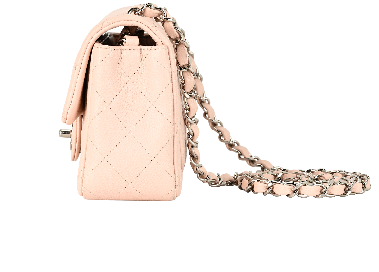 Mini Rectangle, &pound;3,800, Pink, Caviar Leather, Bottom view